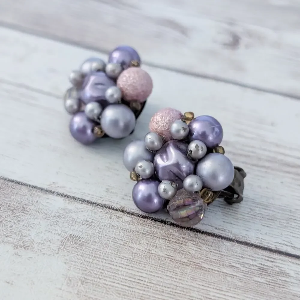 Vintage clip earrings